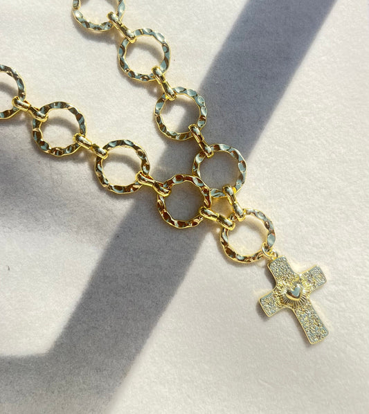 Collar Cruz-Corazón