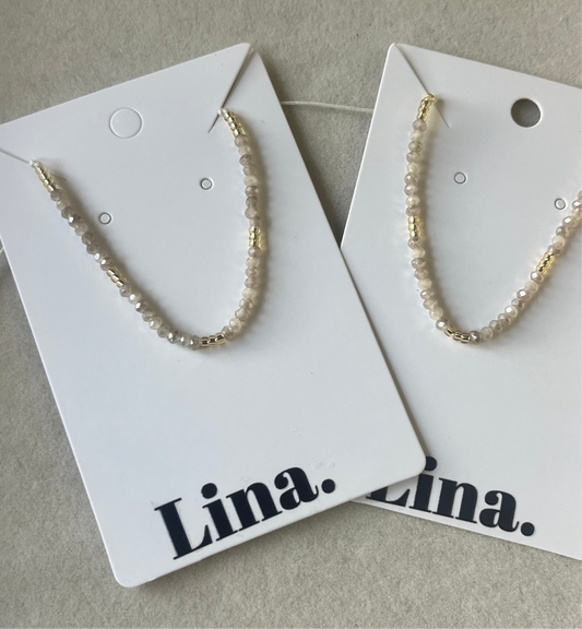 Dúo de pulseras de hilo Miyuki - Cuentas