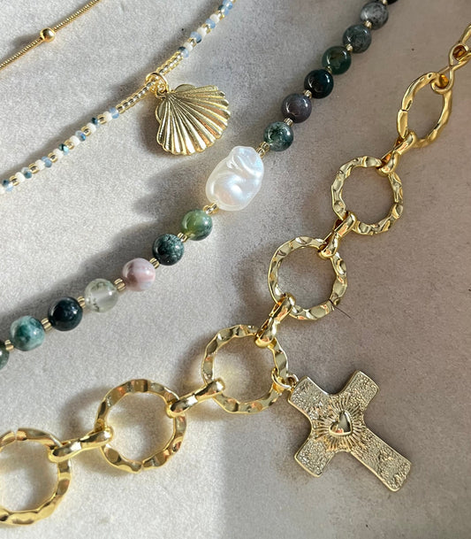 Collar Cruz-Corazón