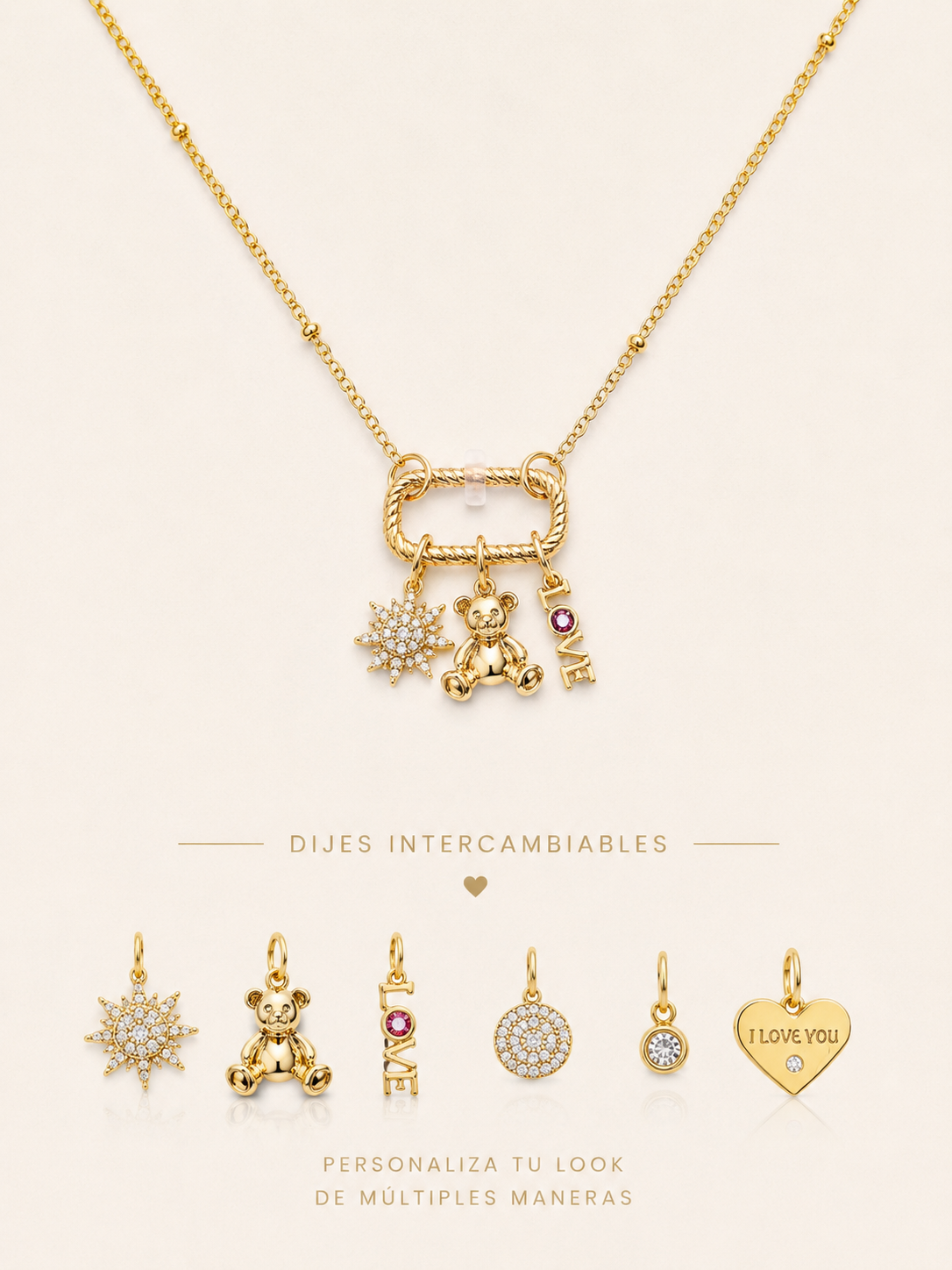 Charms Bar Collar