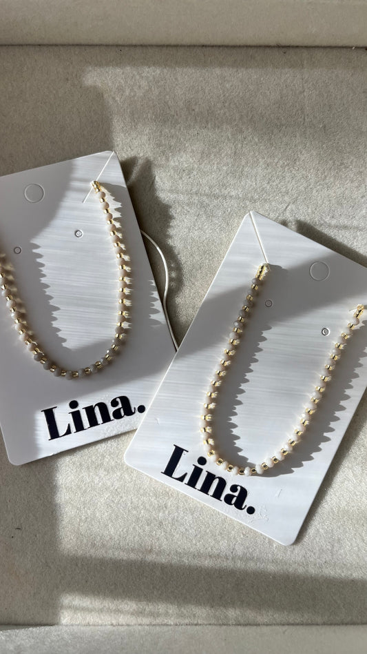 Dúo de pulseras de cuentas y miyuki