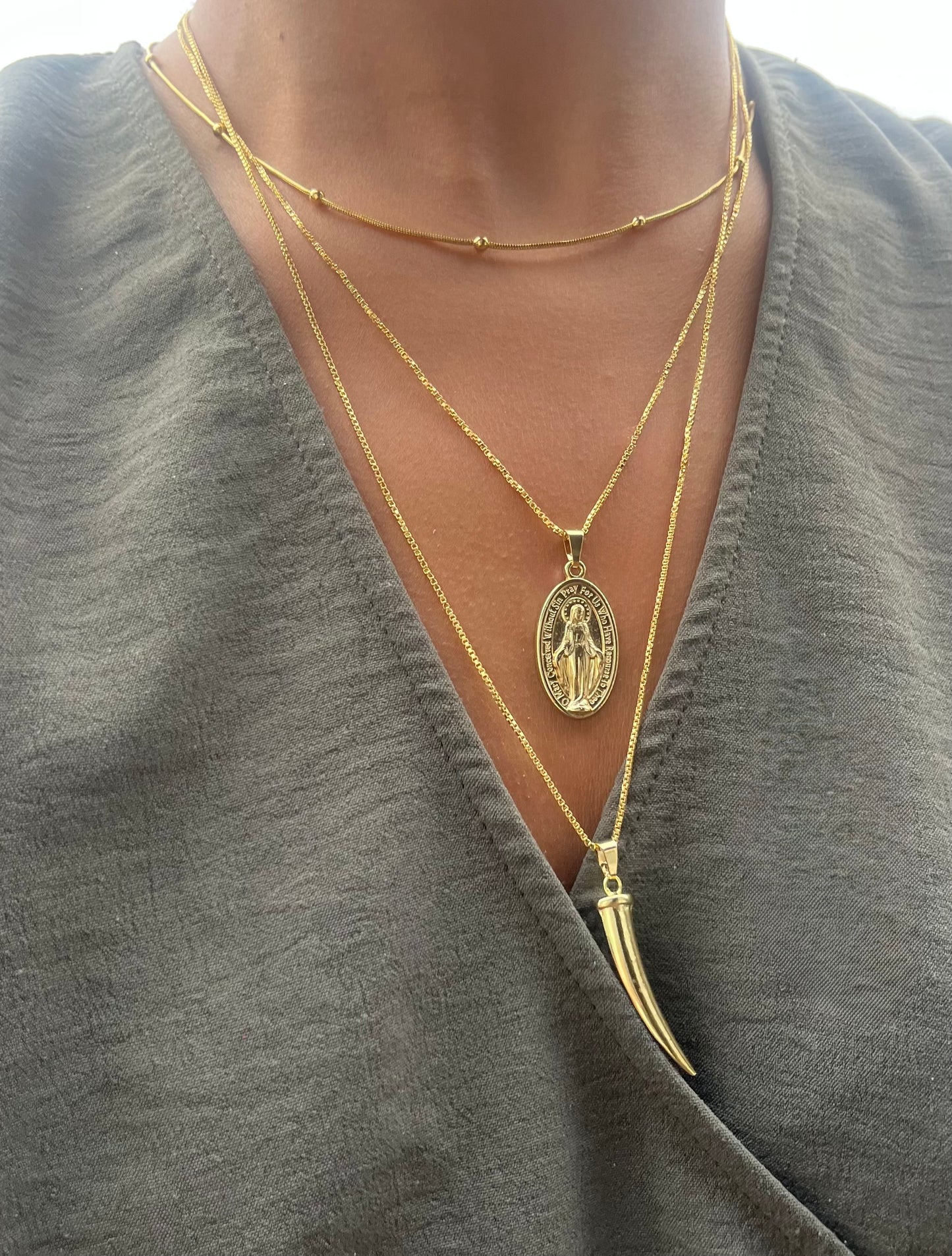 Collar dije Maria Largo M