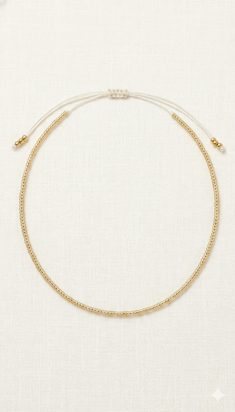 Collar Miyuki Dorado